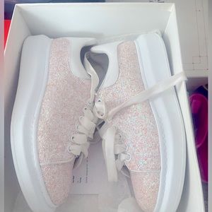 Alexander McQueen glitter sneakers
